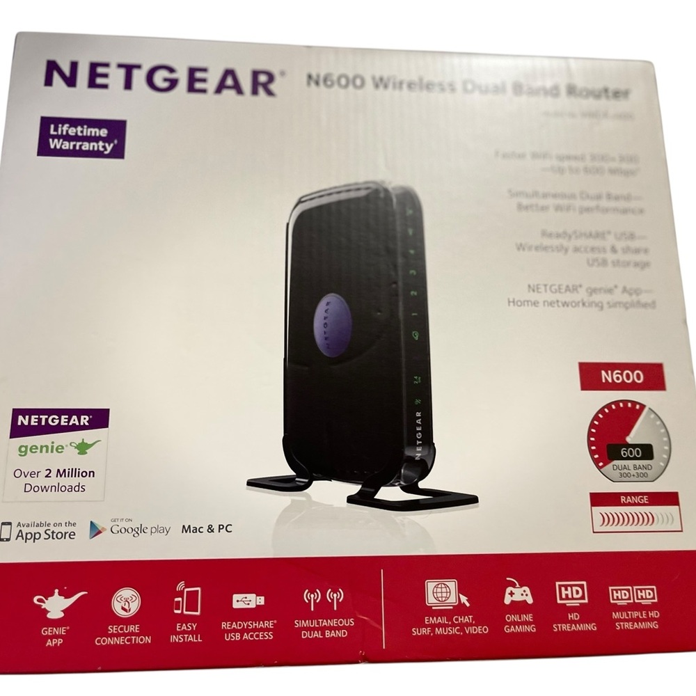 Netgear N600 Wireless Dual Band Gigabit Router